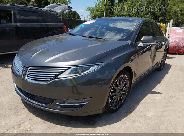3LN6L2LU6GR623530 2016 LINCOLN MKZ HYBRID Gray Передня ліва чверть