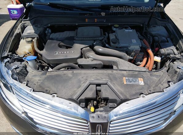 3LN6L2LU6GR623530 2016 LINCOLN MKZ HYBRID Gray Вид ззаду
