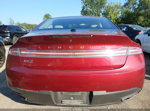 3LN6L2LU6GR628212 2016 LINCOLN MKZ HYBRID Red 