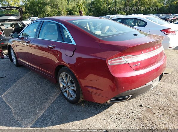 3LN6L2LU6GR628212 2016 LINCOLN MKZ HYBRID Red Trasero izquierdo