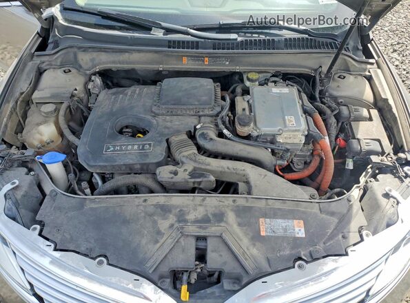 3LN6L2LU7GR619017 2016 LINCOLN MKZ Gray Rear interior view