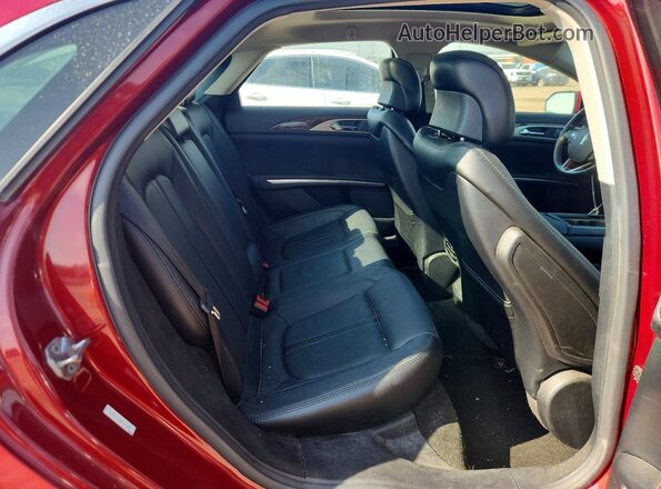 3LN6L2LU7GR631135 2016 LINCOLN MKZ Red Widok tylnych siedzeń