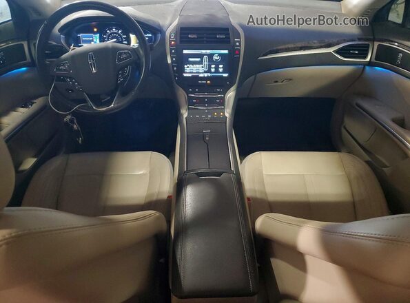 3LN6L2LU9GR601795 2016 LINCOLN MKZ Burgundy Widok deski rozdzielczej