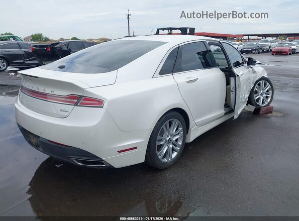3LN6L2LU9GR622520 2016 LINCOLN MKZ HYBRID White Հետևի աջ