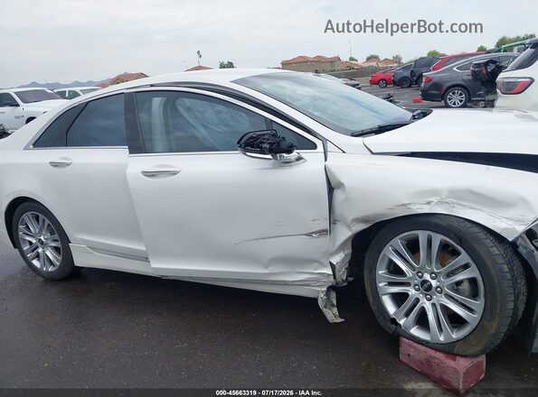 3LN6L2LU9GR622520 2016 LINCOLN MKZ HYBRID White Սալոնի հետևի տեսք