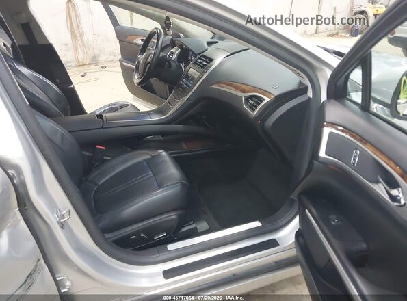 3LN6L2LUXGR601191 2016 LINCOLN MKZ HYBRID Silver Вид салону спереду