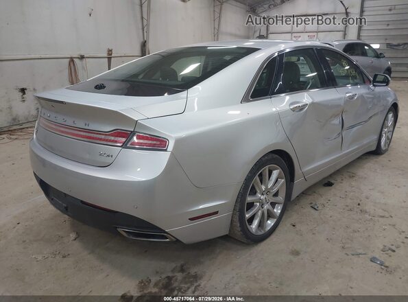 3LN6L2LUXGR601191 2016 LINCOLN MKZ HYBRID Silver Задня права чверть