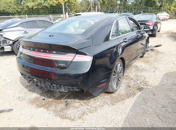 3LN6L2LUXGR624745 2016 LINCOLN MKZ HYBRID Black უკანა მარჯვენა