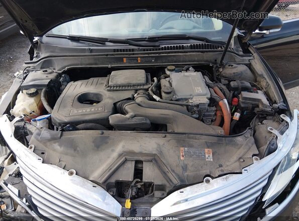 3LN6L2LUXGR624745 2016 LINCOLN MKZ HYBRID Black უკანა ხედი