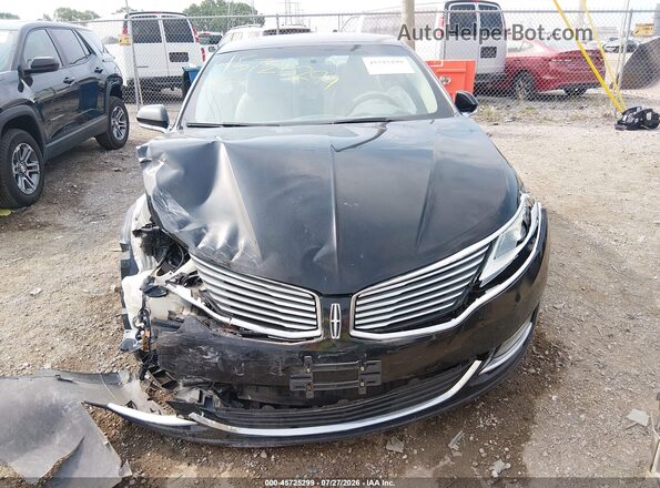 3LN6L2LUXGR624745 2016 LINCOLN MKZ HYBRID Black ხელსაწყოთა პანელის ხედი
