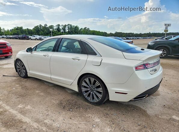 3LN6L2MK5GR623760 2016 LINCOLN MKZ White Задня ліва чверть