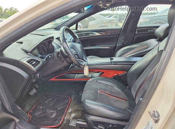 3LN6L2MK5GR623760 2016 LINCOLN MKZ White Вид салону спереду