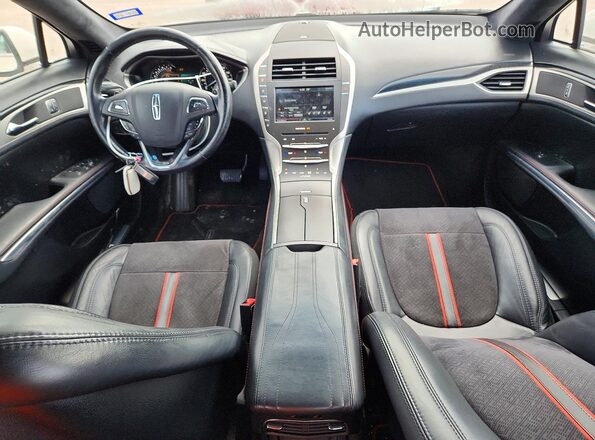 3LN6L2MK5GR623760 2016 LINCOLN MKZ White Вид панелі приладів