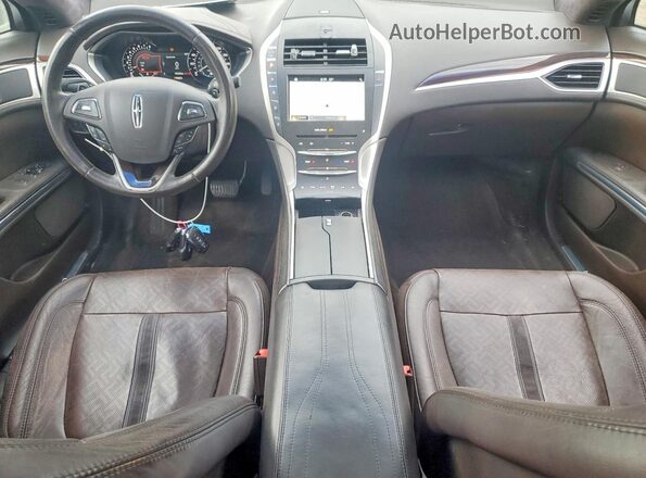 3LN6L2NK9GR608242 2016 LINCOLN MKZ Black Widok deski rozdzielczej