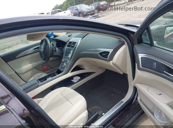 3LN6L5A91LR608606 2020 LINCOLN MKZ Purple Front interior view