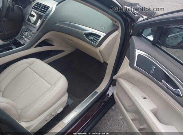 3LN6L5A94LR606784 2020 LINCOLN MKZ Burgundy Widok wnętrza z przodu