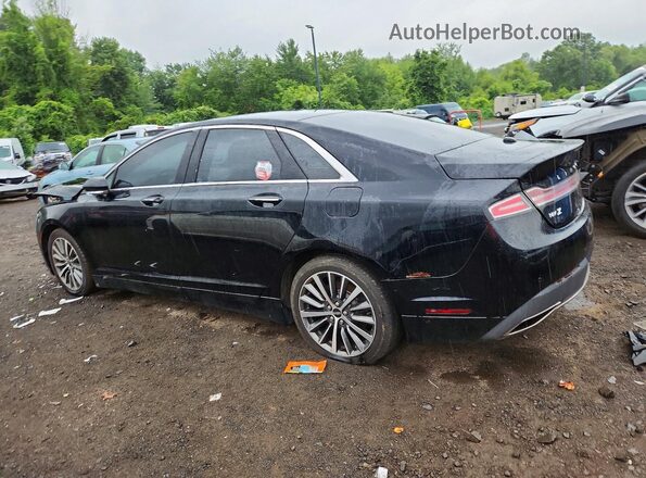 3LN6L5A96HR664080 2017 LINCOLN MKZ Black Trasero izquierdo
