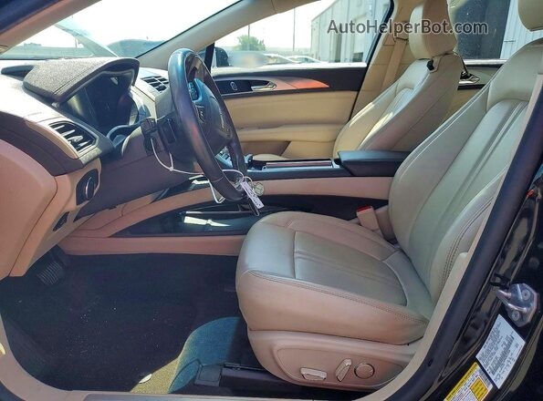 3LN6L5A99LR612936 2020 LINCOLN MKZ Black Вид салону спереду