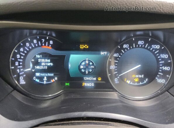 3LN6L5A9XJR623389 2018 LINCOLN MKZ Blue Սարքավորումների վահանակի տեսք