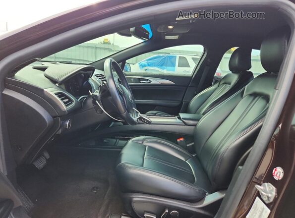 3LN6L5B92LR622531 2020 LINCOLN MKZ Brown წინა სალონის ხედი