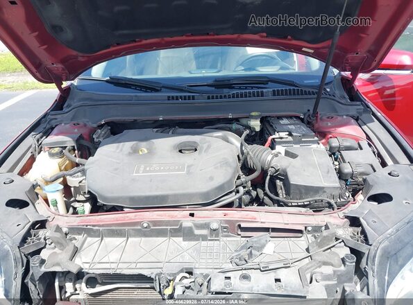 3LN6L5B99HR603577 2017 LINCOLN MKZ Red Вид ззаду