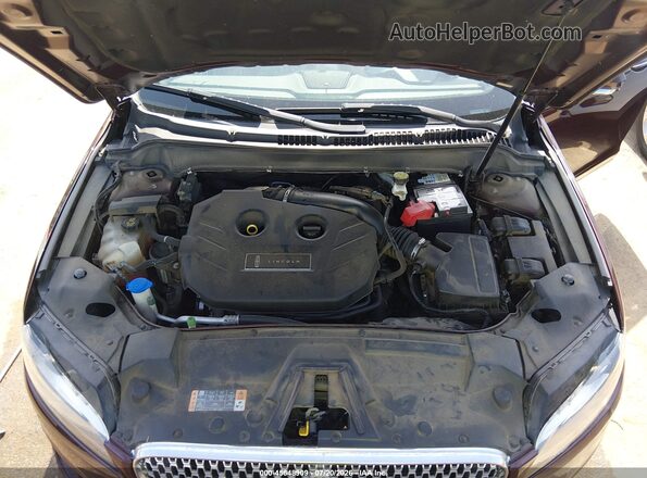 3LN6L5C90HR644176 2017 LINCOLN MKZ Burgundy Rear view