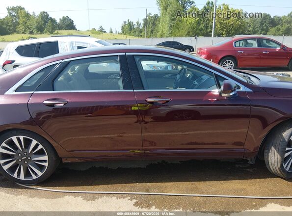 3LN6L5C90HR644176 2017 LINCOLN MKZ Burgundy 360 interior view