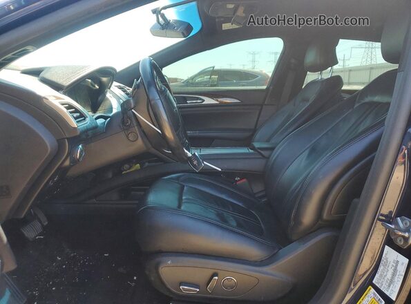 3LN6L5C91HR604947 2017 LINCOLN MKZ Blue Вид салону спереду