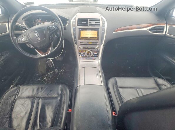 3LN6L5C91HR607850 2017 LINCOLN MKZ Black Առջևի վահանակի տեսք