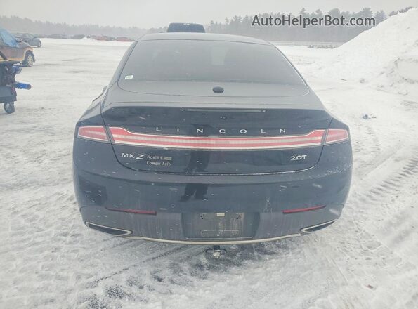 3LN6L5C91HR607850 2017 LINCOLN MKZ Black Հետևի տեսք