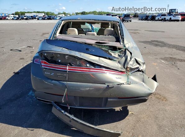 3LN6L5C92HR602494 2017 LINCOLN MKZ Gray Вид ззаду