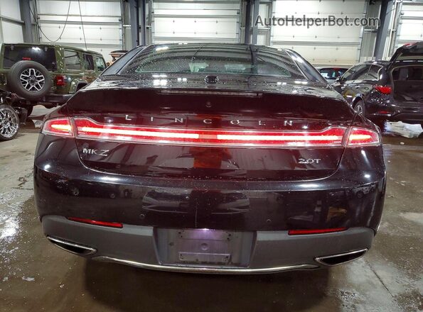 3LN6L5C93JR627071 2018 LINCOLN MKZ Black Вид ззаду
