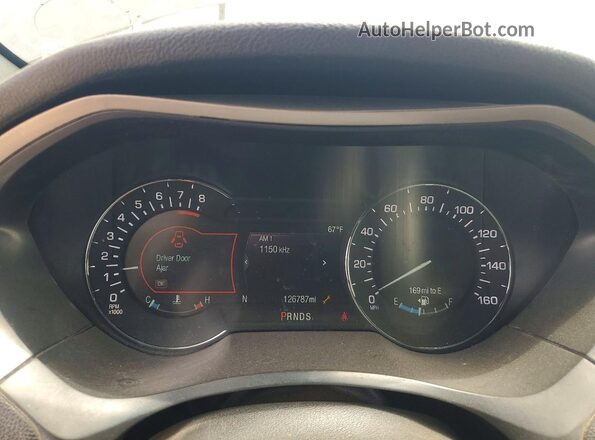 3LN6L5C95KR623802 2019 LINCOLN MKZ Black ხელსაწყოთა პანელის ხედი