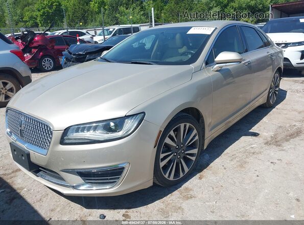 3LN6L5C99HR608356 2017 LINCOLN MKZ Желто-коричневый Передняя левая четверть