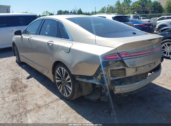 3LN6L5C99HR608356 2017 LINCOLN MKZ Желто-коричневый Задняя левая четверть