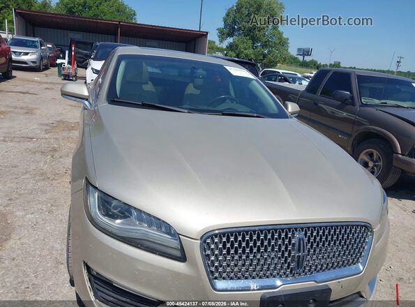3LN6L5C99HR608356 2017 LINCOLN MKZ Желто-коричневый Вид щитка приборов