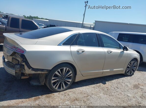 3LN6L5C99HR608356 2017 LINCOLN MKZ Желто-коричневый Вид задней части салона