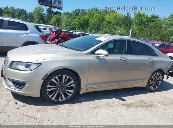 3LN6L5C99HR608356 2017 LINCOLN MKZ Желто-коричневый Панорамный вид салона 360°