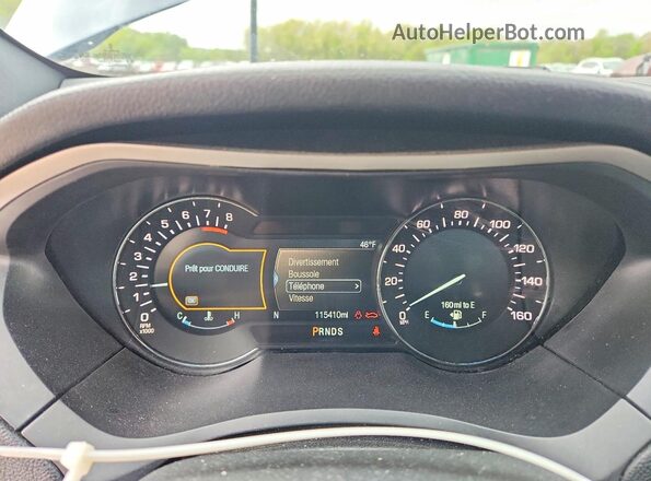 3LN6L5CC0HR623601 2017 LINCOLN MKZ Blue Սարքավորումների վահանակի տեսք