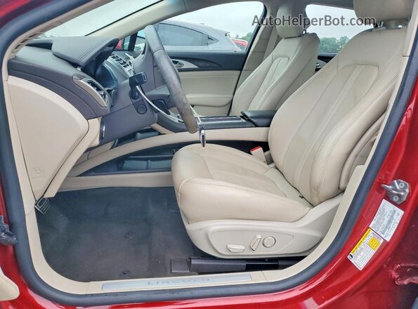 3LN6L5D91KR623360 2019 LINCOLN MKZ Burgundy Սալոնի դիմացի տեսք