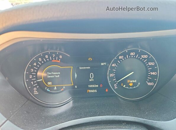3LN6L5D96HR641183 2017 LINCOLN MKZ Gold Вид щитка приладів