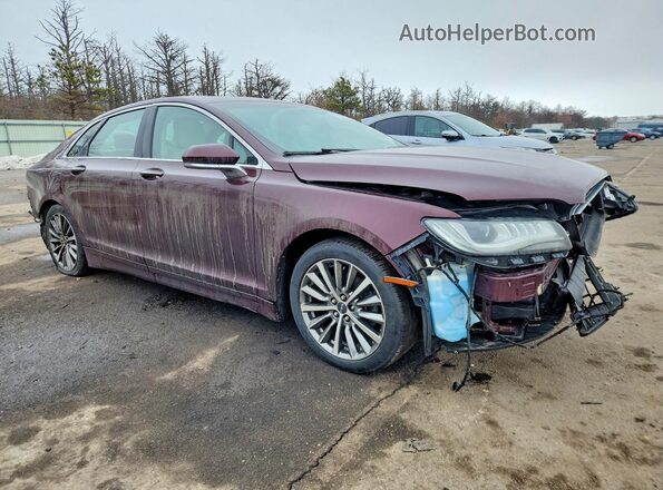 3LN6L5D99HR602247 2017 LINCOLN MKZ Burgundy წინა მარჯვენა