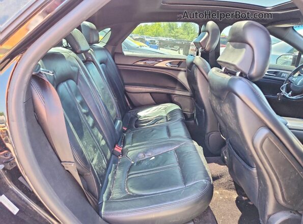 3LN6L5D99HR641257 2017 LINCOLN MKZ Black Vista de los asientos traseros