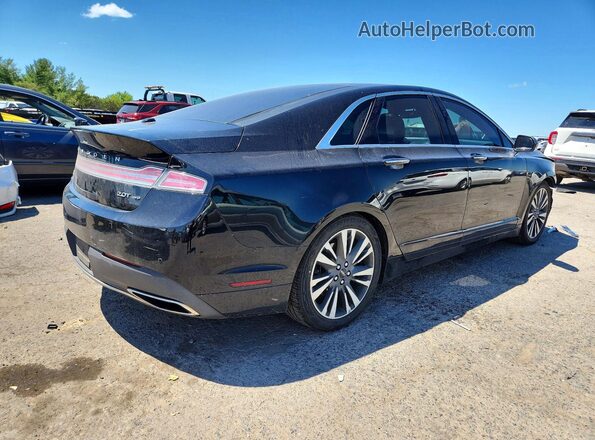 3LN6L5D99HR641257 2017 LINCOLN MKZ Black Trasero derecho