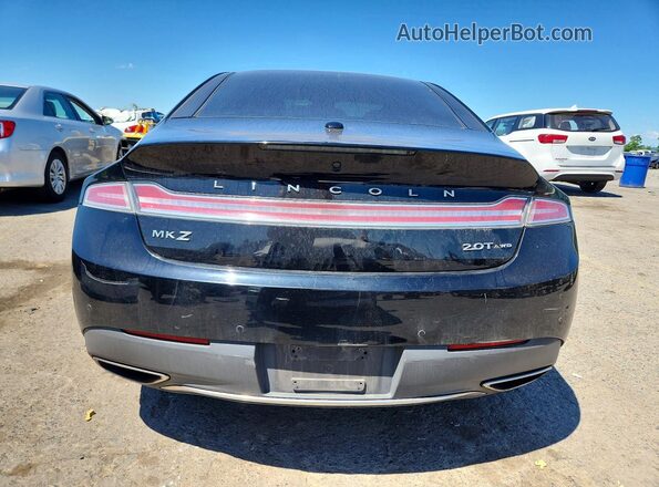 3LN6L5D99HR641257 2017 LINCOLN MKZ Black Vista trasera