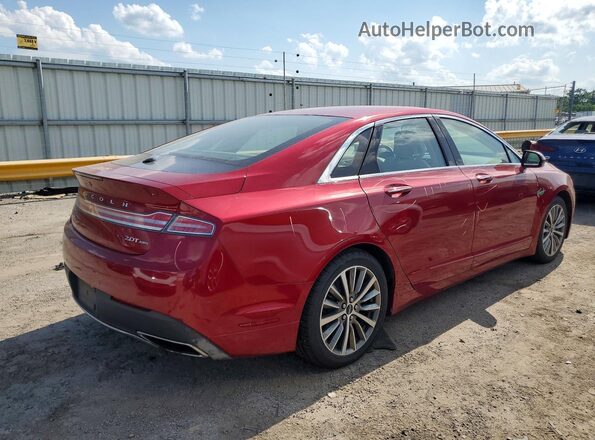 3LN6L5D99JR614503 2018 LINCOLN MKZ Red Rear right