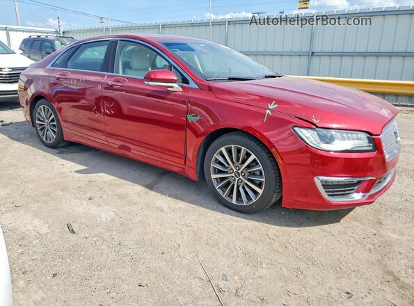 3LN6L5D99JR614503 2018 LINCOLN MKZ Red Front right