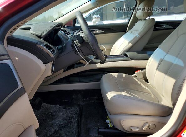 3LN6L5D99JR614503 2018 LINCOLN MKZ Red Front interior view