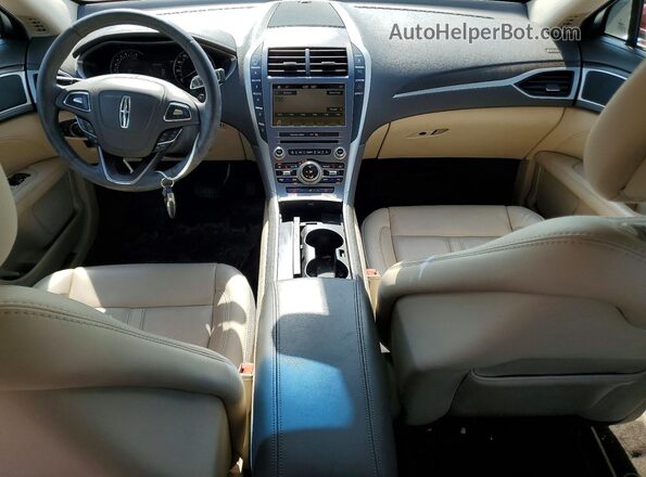 3LN6L5D99JR614503 2018 LINCOLN MKZ Red Dashboard view
