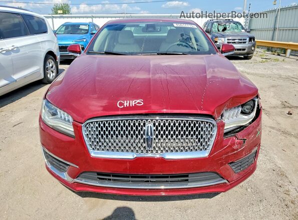 3LN6L5D99JR614503 2018 LINCOLN MKZ Red Front view